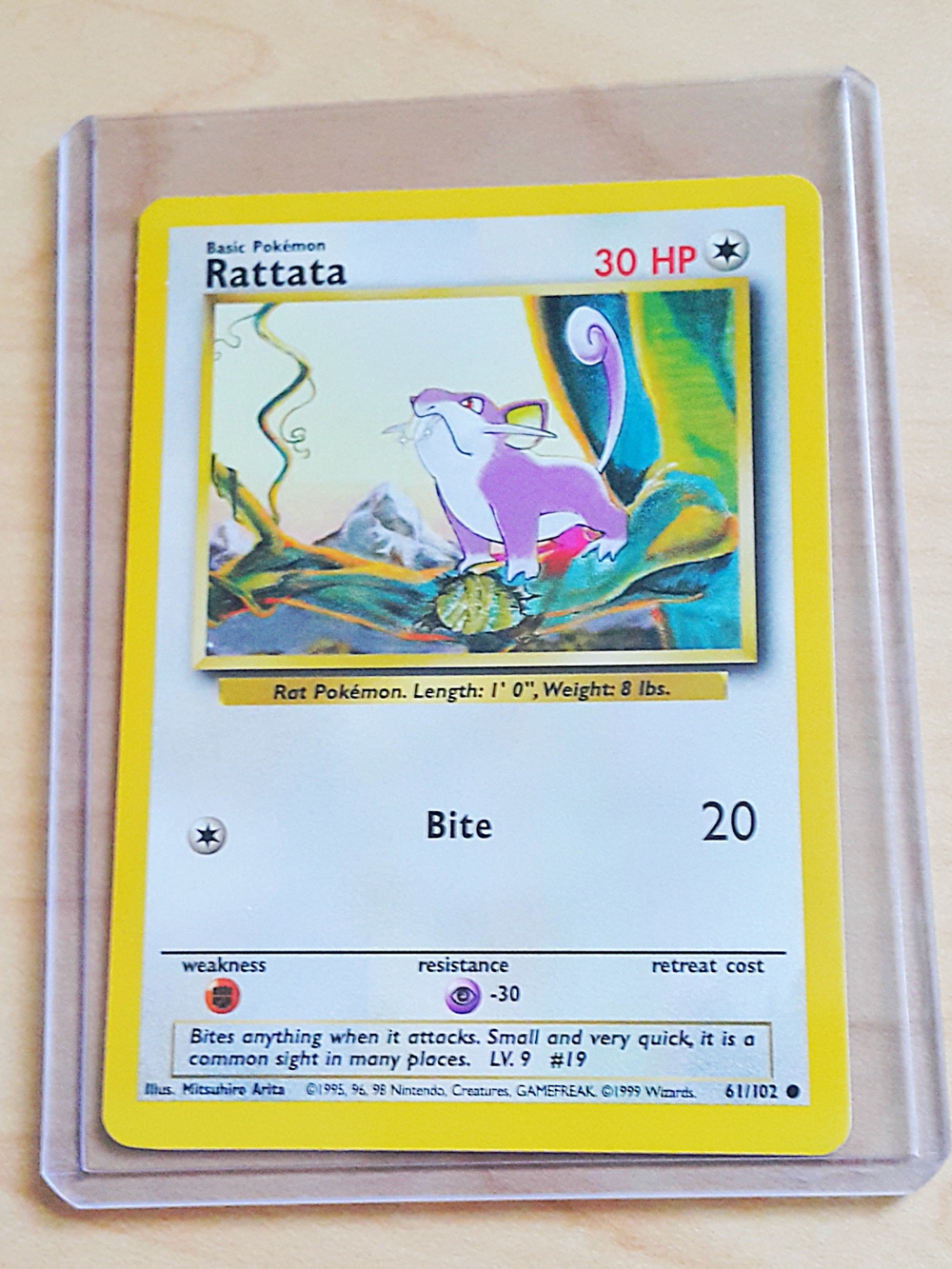 Mint Rattata Pokémon TCG